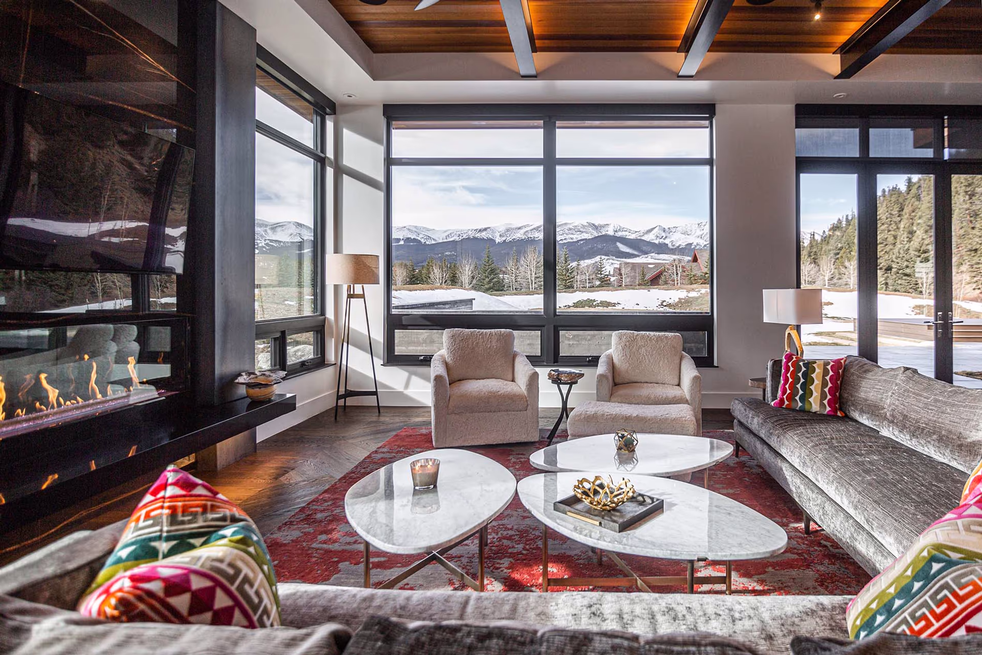 Ski home interior